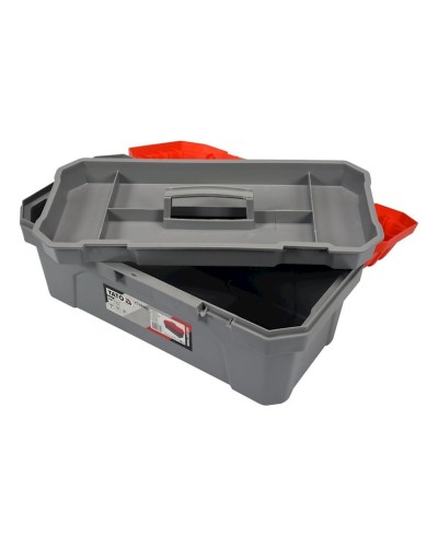 Alətlər üçün qutu Yato YT-88882, 47.5x23x21 sm, boz/qırmızı