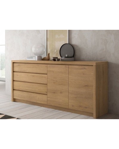 Komod 1,67x53x93 sm, laminat, 4 siyirmə, 2 qapılı - ZARR061