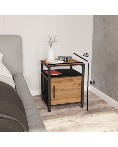 Tumba 3563_LoftTumbaVotan, 45x45x60 sm, qəhvəyi