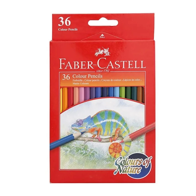 Rəngli karandaşlar dəsti Faber Castell Colors of Nature, 36 əd