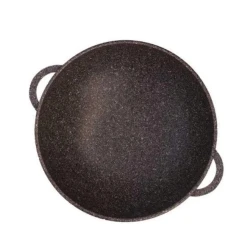 Сковорода-вок Биол Wok 30033PC Granite Brown, 2 ручки, со стеклянной крышкой, 30см Сковорода-вок Биол Wok 30033PC Granite Brown, 2 ручки, со стеклянной крышкой, 30см
