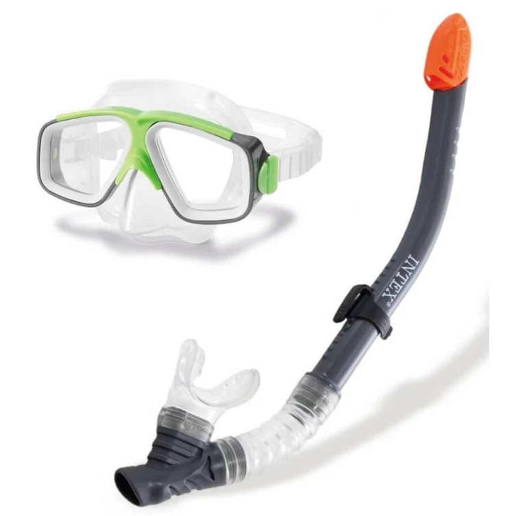 Üzgüçülük dəsti Intex Aqua Flow 55949 M6806, yaşıl/şəffaf Üzgüçülük dəsti Intex Aqua Flow 55949 M6806, yaşıl/şəffaf