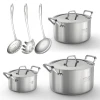 Набор посуды Winning Star ST-5100, нержавеющая сталь, серебристый, 6 предметов Набор посуды Winning Star ST-5100, нержавеющая сталь, серебристый, 6 предметов