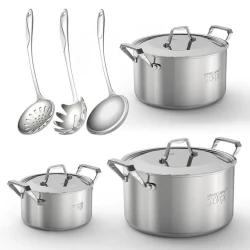 Набор посуды Winning Star ST-5100, нержавеющая сталь, серебристый, 6 предметов Набор посуды Winning Star ST-5100, нержавеющая сталь, серебристый, 6 предметов