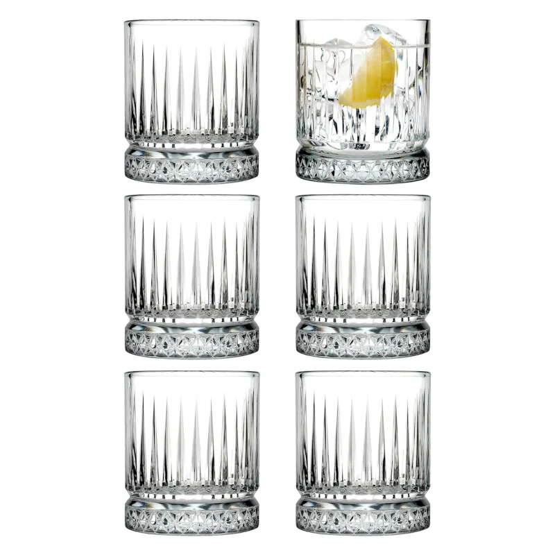 Набор стаканов для виски Kaveh Oslo 5024, 6 шт, 290 мл, стекло, прозрачный Набор стаканов для виски Kaveh Oslo 5024, 6 шт, 290 мл, стекло, прозрачный