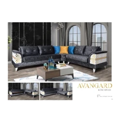 Диван Avangard угловой, 315/265x80x80 см, серый Диван Avangard угловой, 315/265x80x80 см, серый