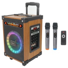 Akustik sistem Hoco HA2 Wave Wood
