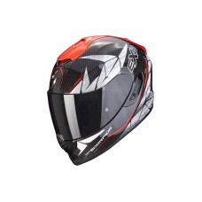 Motosiklet dəbilqəsi Scorpion EXO-1400 Evo Carbon Air Aranea Black-Neon Red XXL