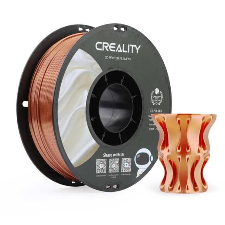 Пластик для 3D принтера Creality CR-Silk PLA Red Copper 1.75 мм, 1 кг Пластик для 3D принтера Creality CR-Silk PLA Red Copper 1.75 мм, 1 кг