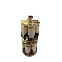 Набор для специй MagiDeal SE117, бежевый/золотистый, 12 шт