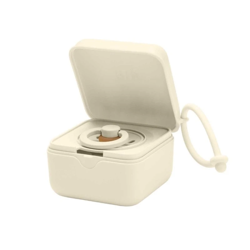 Футляр для пустышек BIBS Ivory, полипропилен/силикон Футляр для пустышек BIBS Ivory, полипропилен/силикон