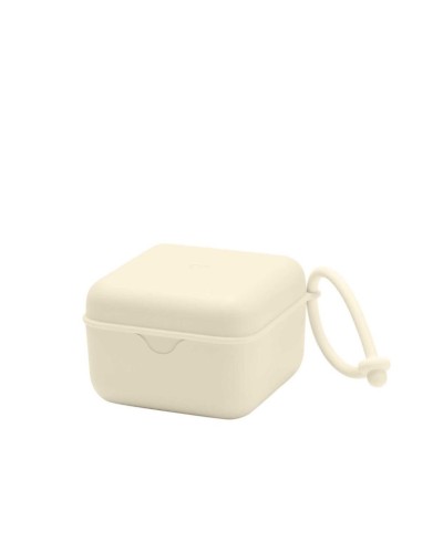 Əmziklər üçün qutu BIBS Ivory, polipropilen/silikon