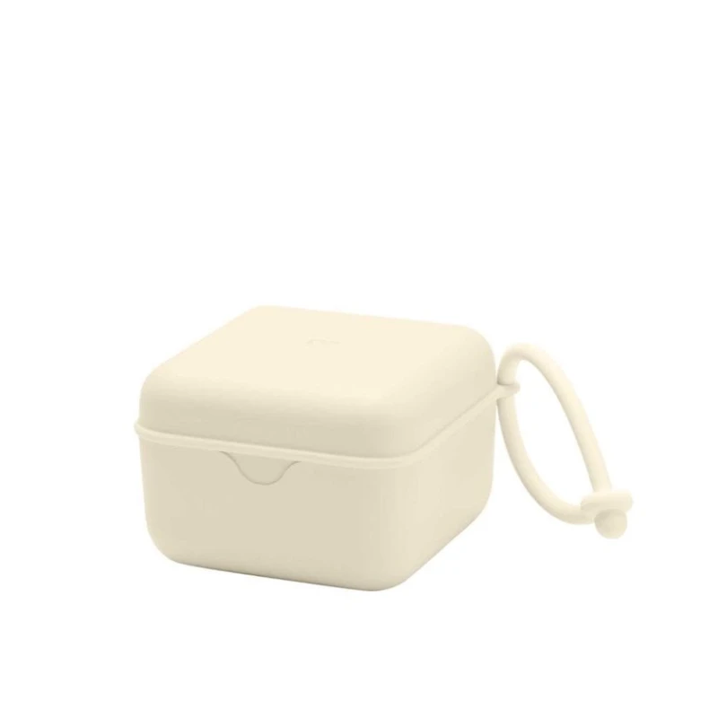 Футляр для пустышек BIBS Ivory, полипропилен/силикон Футляр для пустышек BIBS Ivory, полипропилен/силикон