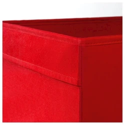 Коробка для хранения IKEA Drona, 33x38x33 см, полиэстер, красная