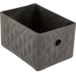 Корзина JYSK Gillis, серая, 14x20x12 см