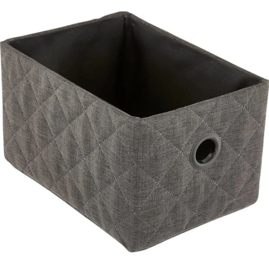 Корзина JYSK Gillis, серая, 14x20x12 см Корзина JYSK Gillis, серая, 14x20x12 см