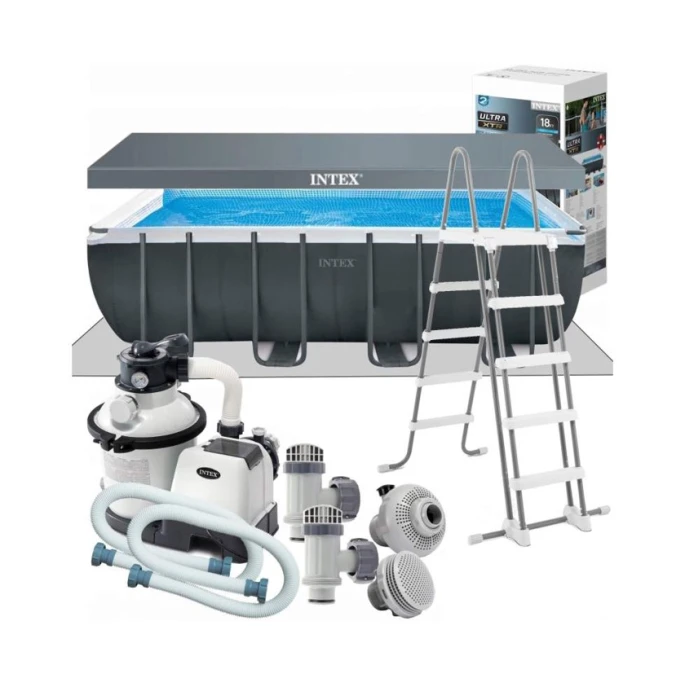 Каркасный бассейн Intex 26356, 549x274x132 см, 17203 л Каркасный бассейн Intex 26356, 549x274x132 см, 17203 л