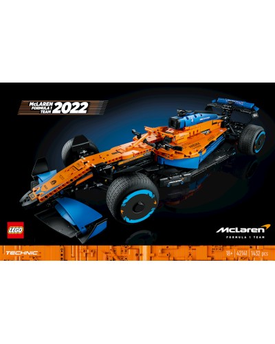 Konstruktor LEGO Technic Yarış avtomobili McLaren Formula 1, 42141, 18+ yaş, 1434 hissə