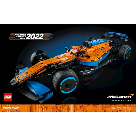 Конструктор LEGO Technic Гоночный автомобиль McLaren Formula 1, 42141, 18+ лет, 1434 элементов