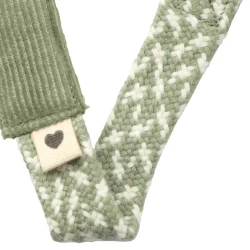 Держатель для пустышки BIBS Paci Braid Sage/Ivory Держатель для пустышки BIBS Paci Braid Sage/Ivory