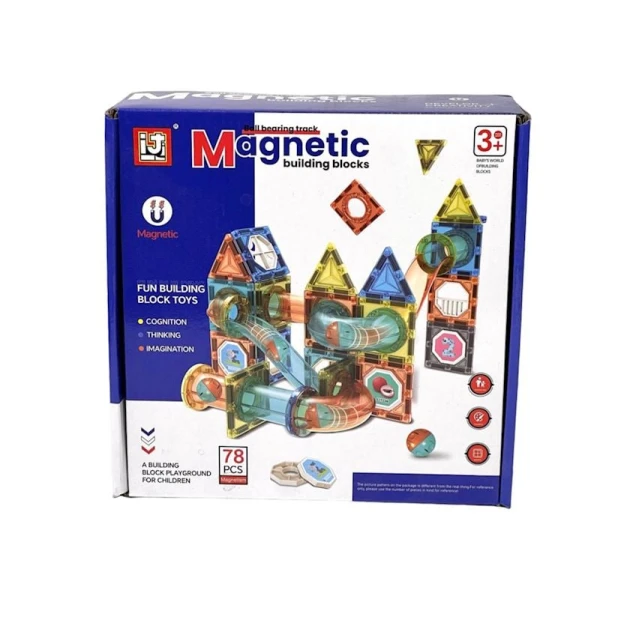 Магнитный конструктор 66956A, 78 элементов
