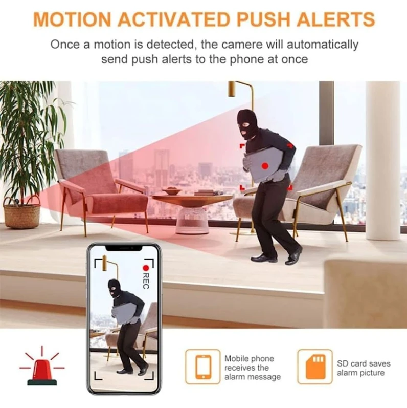 IP videokamera Mini A9 Black