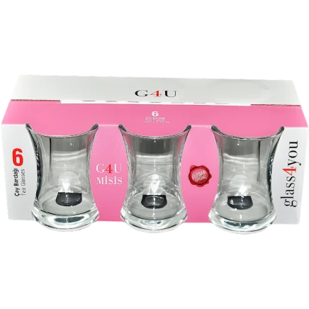 Набор стаканов для чая Pasabahce Glassyou, 160 мл, 6 шт