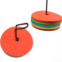 Тренировочные конусы WS0490, разноцветные, 25 шт