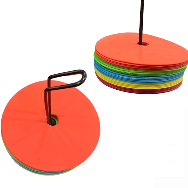 Тренировочные конусы WS0490, разноцветные, 25 шт