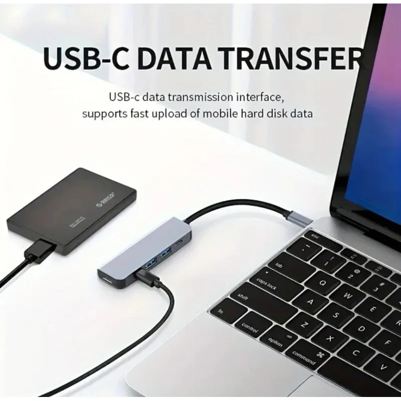 USB хаб 5-in-1 Type-C