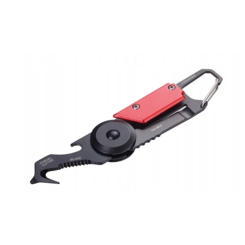 Brelok-multialət Troika Egon, qara/qırmızı Brelok-multialət Troika Egon, qara/qırmızı