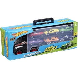 Набор игрушечных машинок Hot Wheels Container Truck with 6 Mini Cars for Boys Набор игрушечных машинок Hot Wheels Container Truck with 6 Mini Cars for Boys