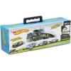 Oyuncaq maşın dəsti Hot Wheels Container Truck with 6 Mini Cars for Boys