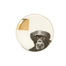 Тарелка Porland Wild Life Monkey фарфор, разноцветная, 20 см