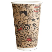 Birdəfəlik stəkan dəsti 271464438, qapaq ilə, 473 ml, 1000 əd