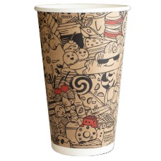 Birdəfəlik stəkan dəsti 271464438, qapaq ilə, 473 ml, 1000 əd