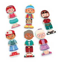 Развивающий стикеры для ванны Addo Little Lit Bathtime Dressing Up Stickies, 24 шт, 3+ лет