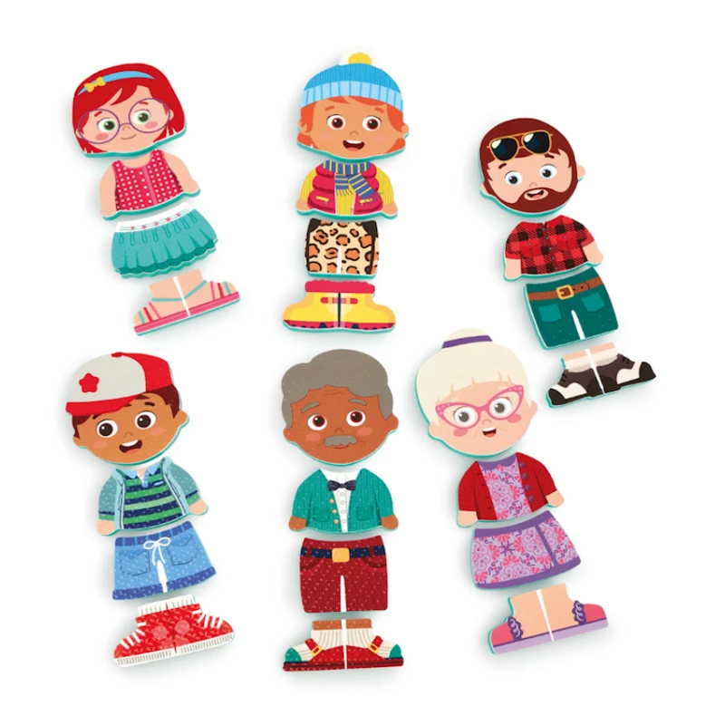 Развивающий стикеры для ванны Addo Little Lit Bathtime Dressing Up Stickies, 24 шт, 3+ лет