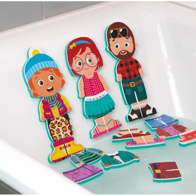 Развивающий стикеры для ванны Addo Little Lit Bathtime Dressing Up Stickies, 24 шт, 3+ лет