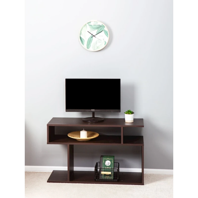 Тумба под телевизор Letta, ЛДСП, коричневая, 55x35x90 см Тумба под телевизор Letta, ЛДСП, коричневая, 55x35x90 см