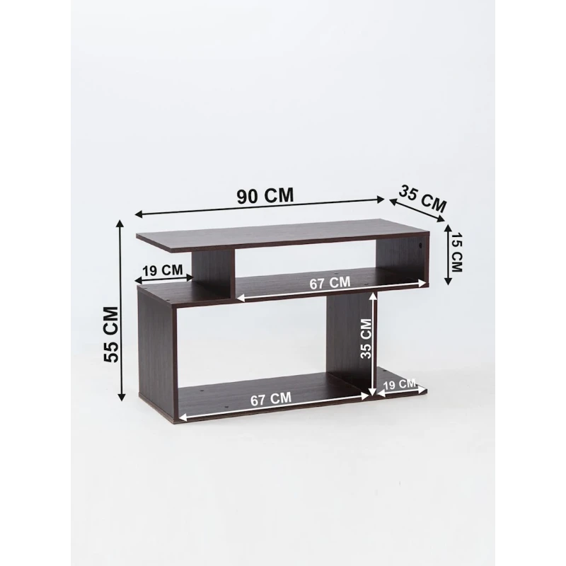Тумба под телевизор Letta, ЛДСП, коричневая, 55x35x90 см Тумба под телевизор Letta, ЛДСП, коричневая, 55x35x90 см