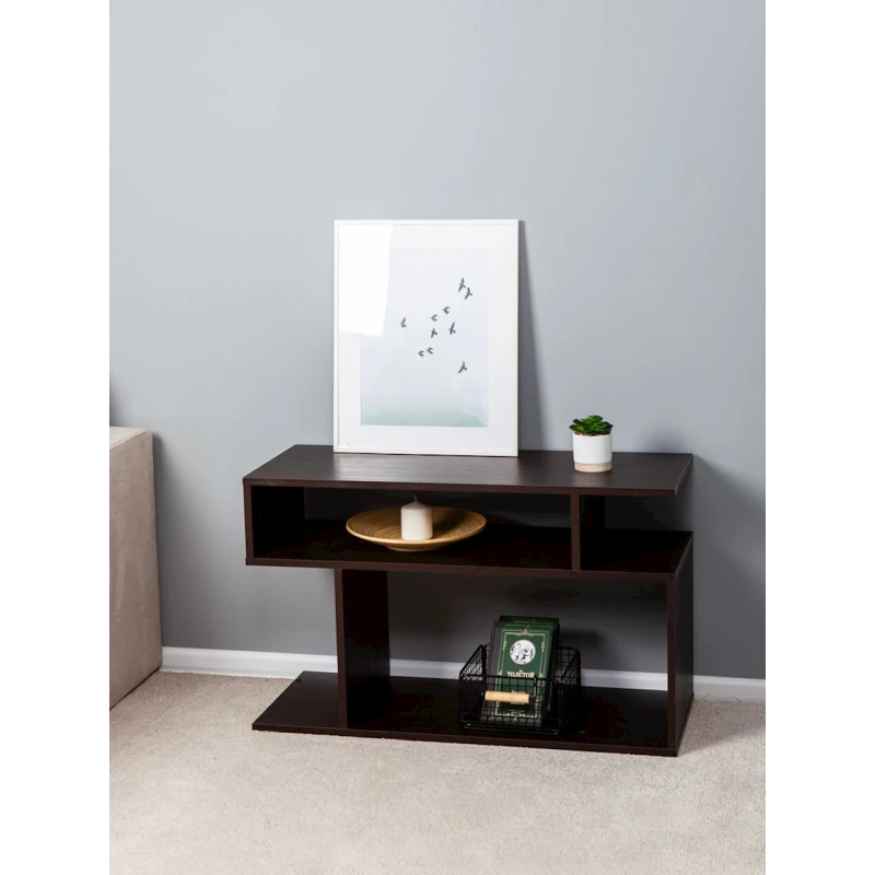 Тумба под телевизор Letta, ЛДСП, коричневая, 55x35x90 см Тумба под телевизор Letta, ЛДСП, коричневая, 55x35x90 см