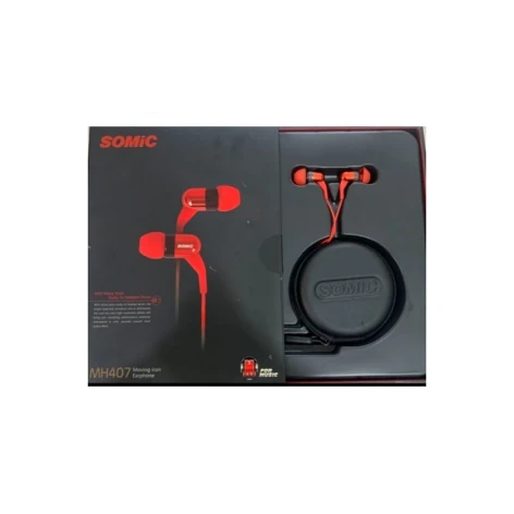 Simli qulaqlıq Somic mh-407 Red