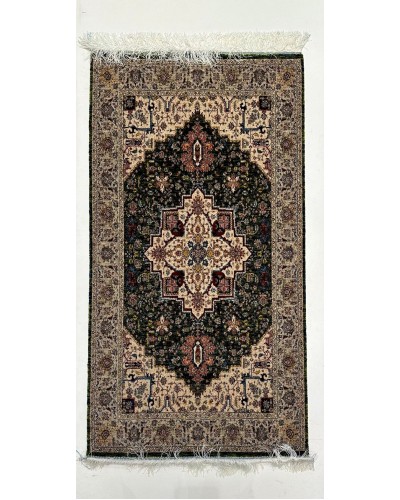Xalça Natural Halı Nth_İYN01GC, ipək/yun, 150x80 sm, rəngbərəng