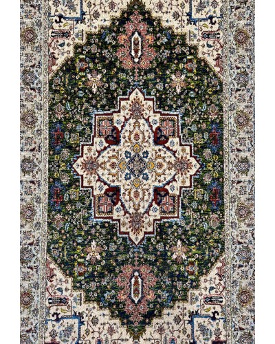 Xalça Natural Halı Nth_İYN01GC, ipək/yun, 150x80 sm, rəngbərəng