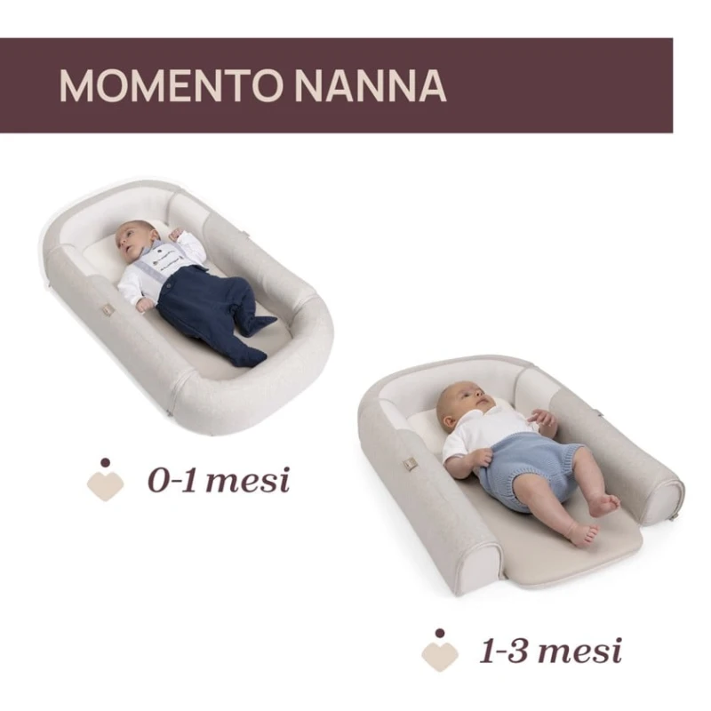 Матрас-кокон Chicco 3 в 1 Mommy Pod, бежевый, 81x49x12 см, 0-8 мес Матрас-кокон Chicco 3 в 1 Mommy Pod, бежевый, 81x49x12 см, 0-8 мес