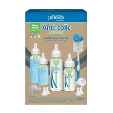 Yenidoğulanlar üçün köp və sancı əleyhinə dəst Dr.Brown's, səviyyə 2/3, 3 m+/6 m+, 120/250 ml