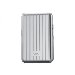 Внешний аккумулятор Wiwu PP03 10000 mAh Silver Внешний аккумулятор Wiwu PP03 10000 mAh Silver