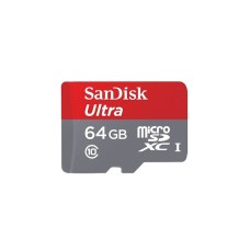 Yaddaş kartı Sandisk Ultra 64GB MicroSDHC Class UHS-I (SDSQUA4-064G-GN6MN)
