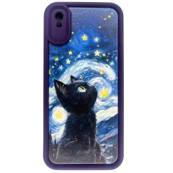 Xioami Redmi 9A blue cat çexol
